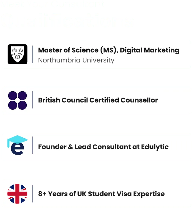 consultant qualifications